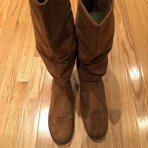 Chestnut Girls Knee High Boots - Youth 6